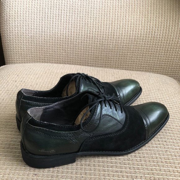 Kenneth Cole Wishing Star Green Leather Oxfords main image 9